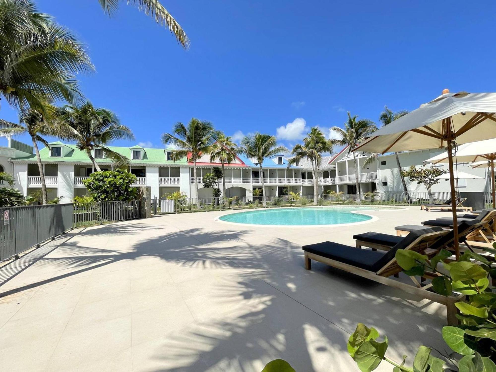 Duplex 2 Chambres Avec Piscine, Clim Et Wifi A Saint-Martin - Fr-1-734-40 Orient Bay Exterior photo